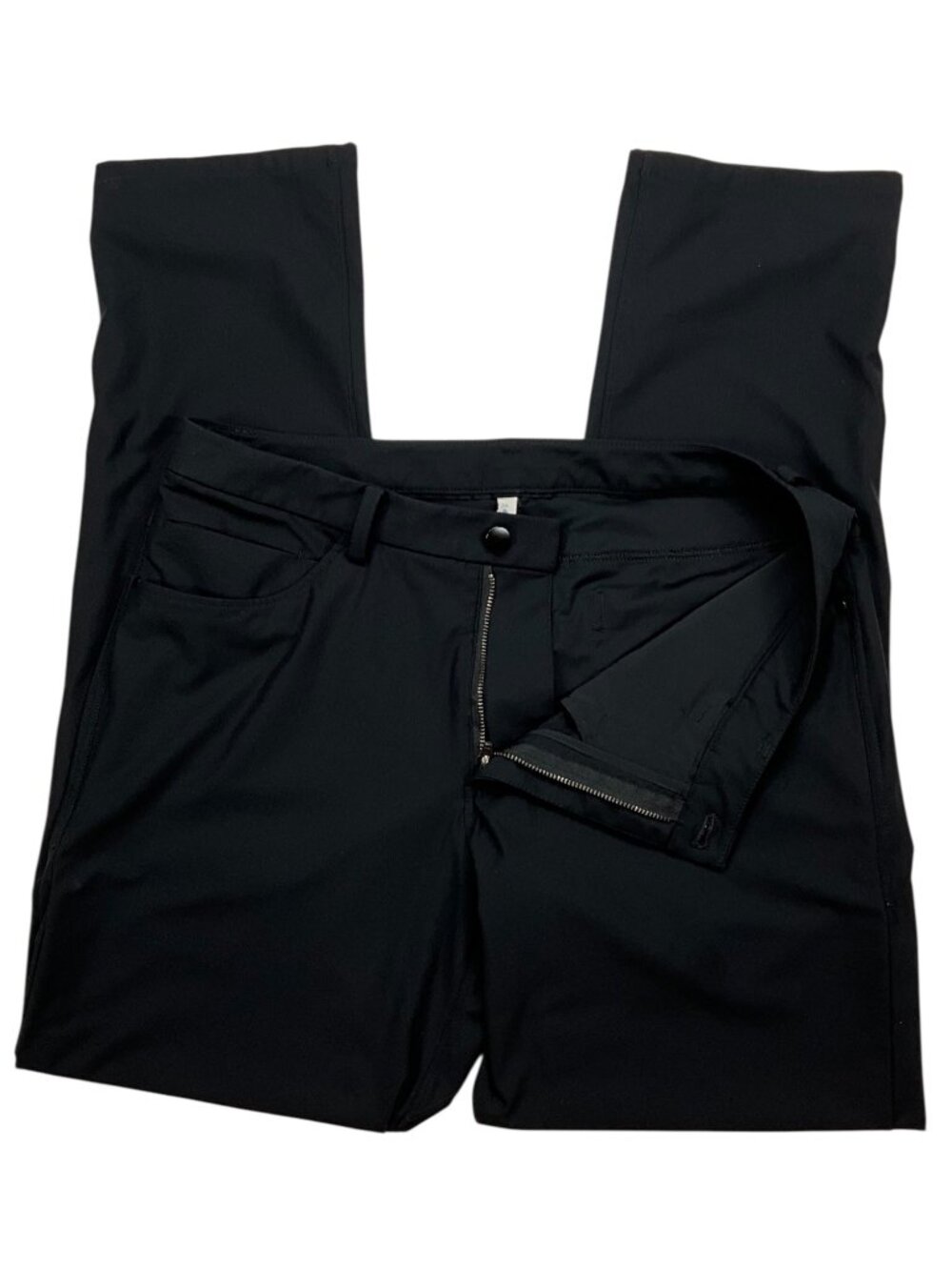 Lululemon Mens ABC Pant Classic 34 Black Zip Fly Travel - Picture 3 of 16